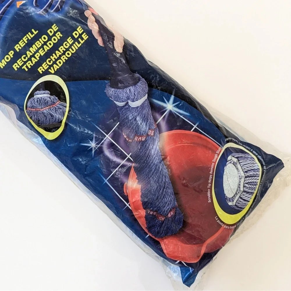 Vintage Rubbermaid TWISTER Mop Head Refill 6B1200 Blue Replacement 2003